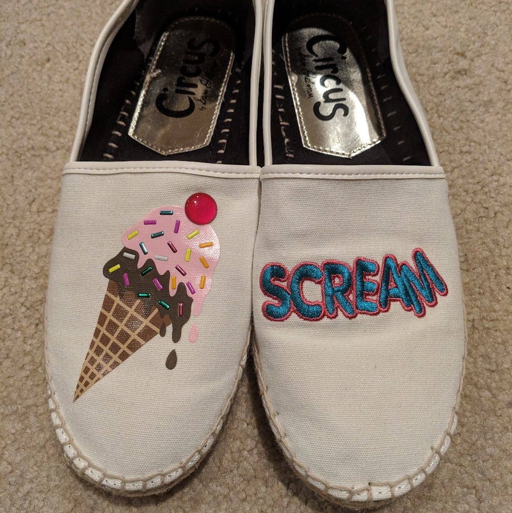 Canvas slip on shoes